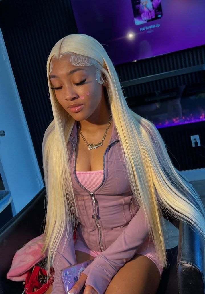 613 Blonde Straight Wig