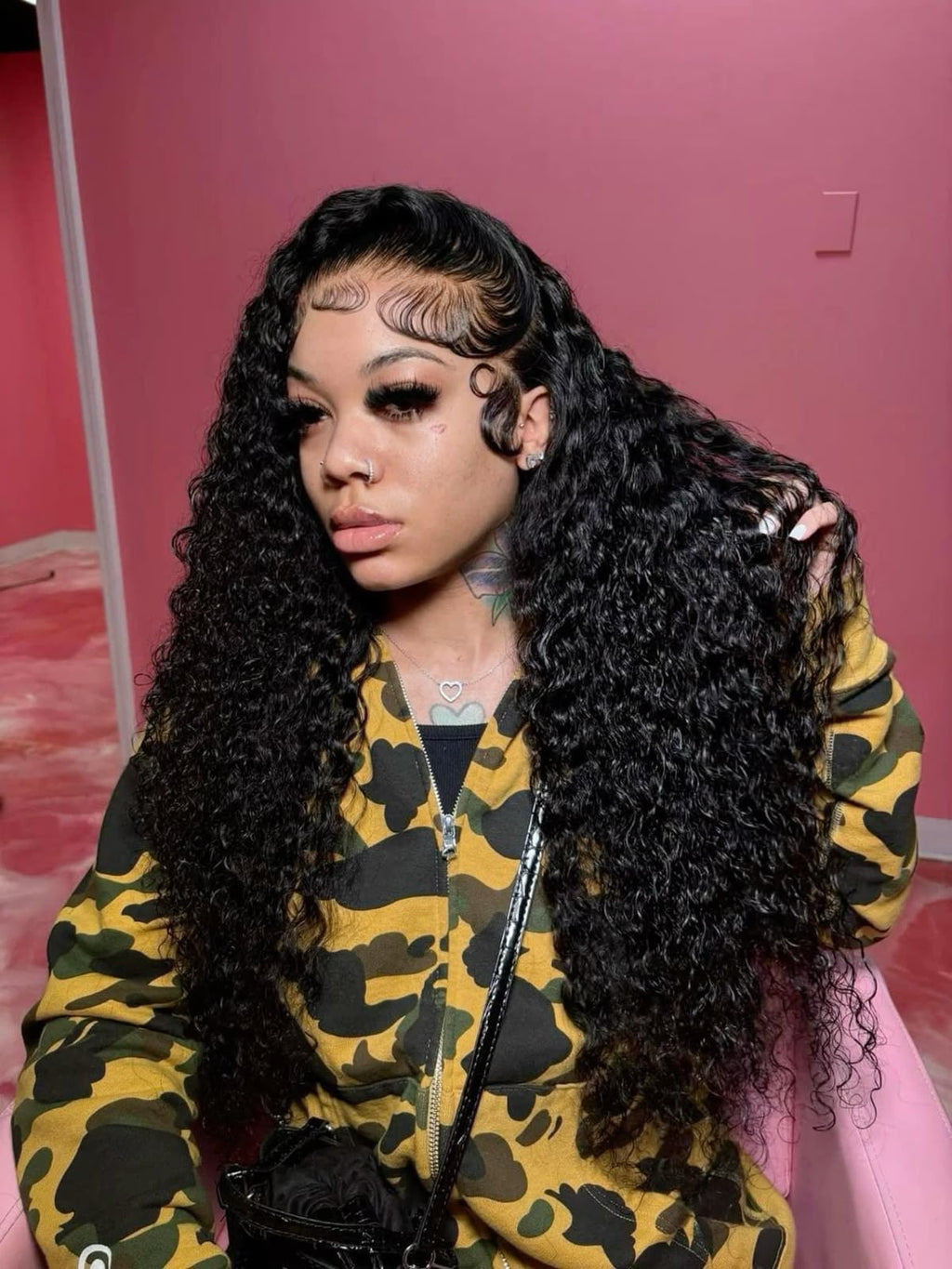 Natural Deep Wave Wig