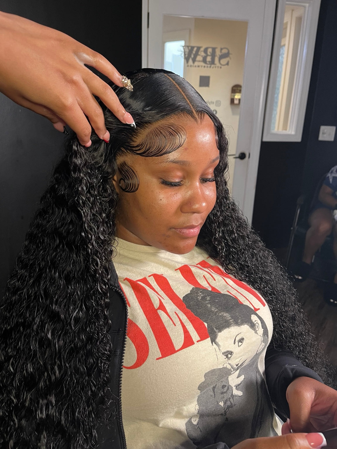 Natural Deep Wave Wig