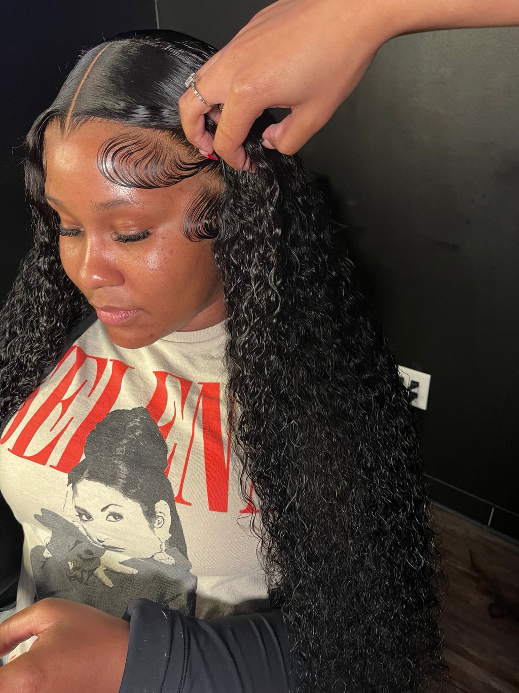 Natural Deep Wave Wig
