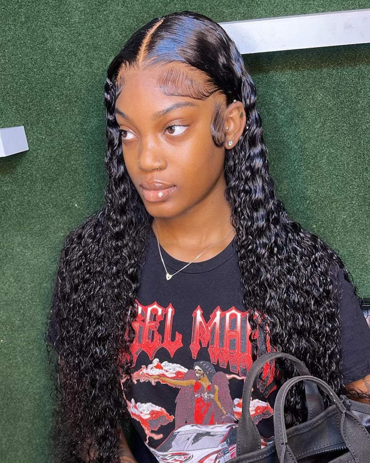Natural Deep Wave Wig