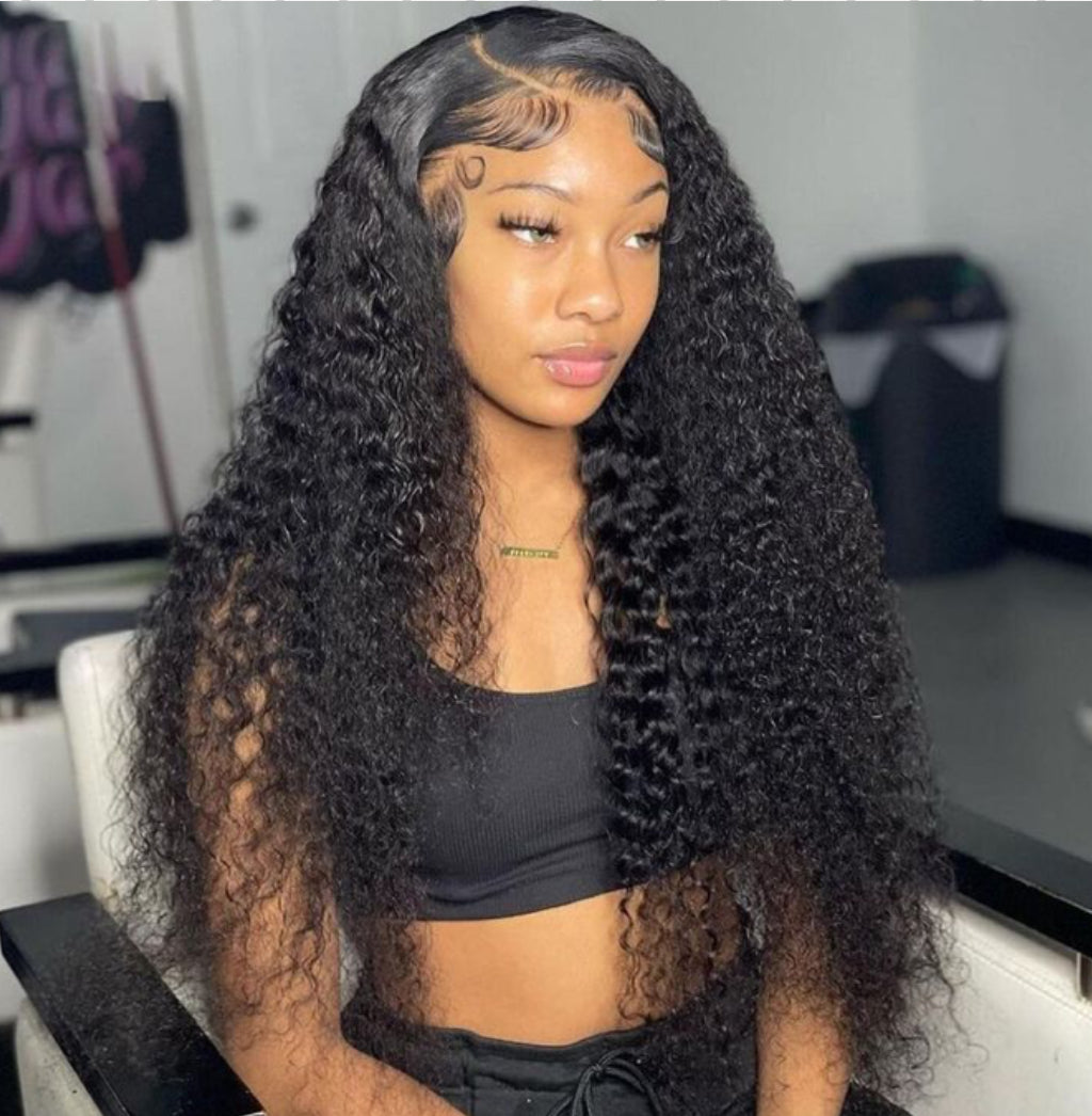 Natural Deep Wave Wig