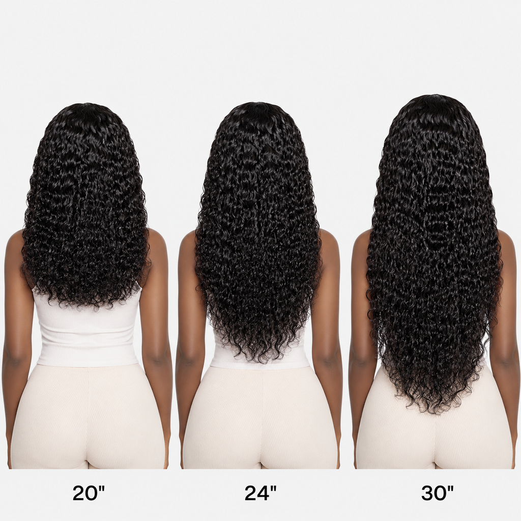 Natural Deep Wave Wig